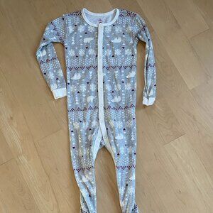 𝅺PL Sleep by Petit Lem Footed Pajama unisex Sleeper BNWOT holiday winter
